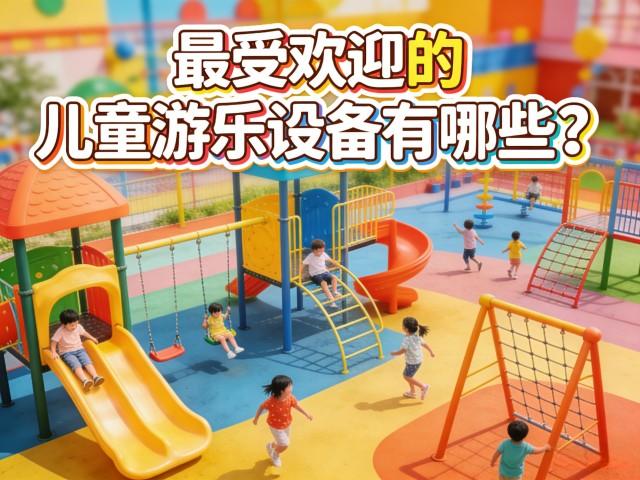 最受歡迎的兒童游樂設備有哪些？